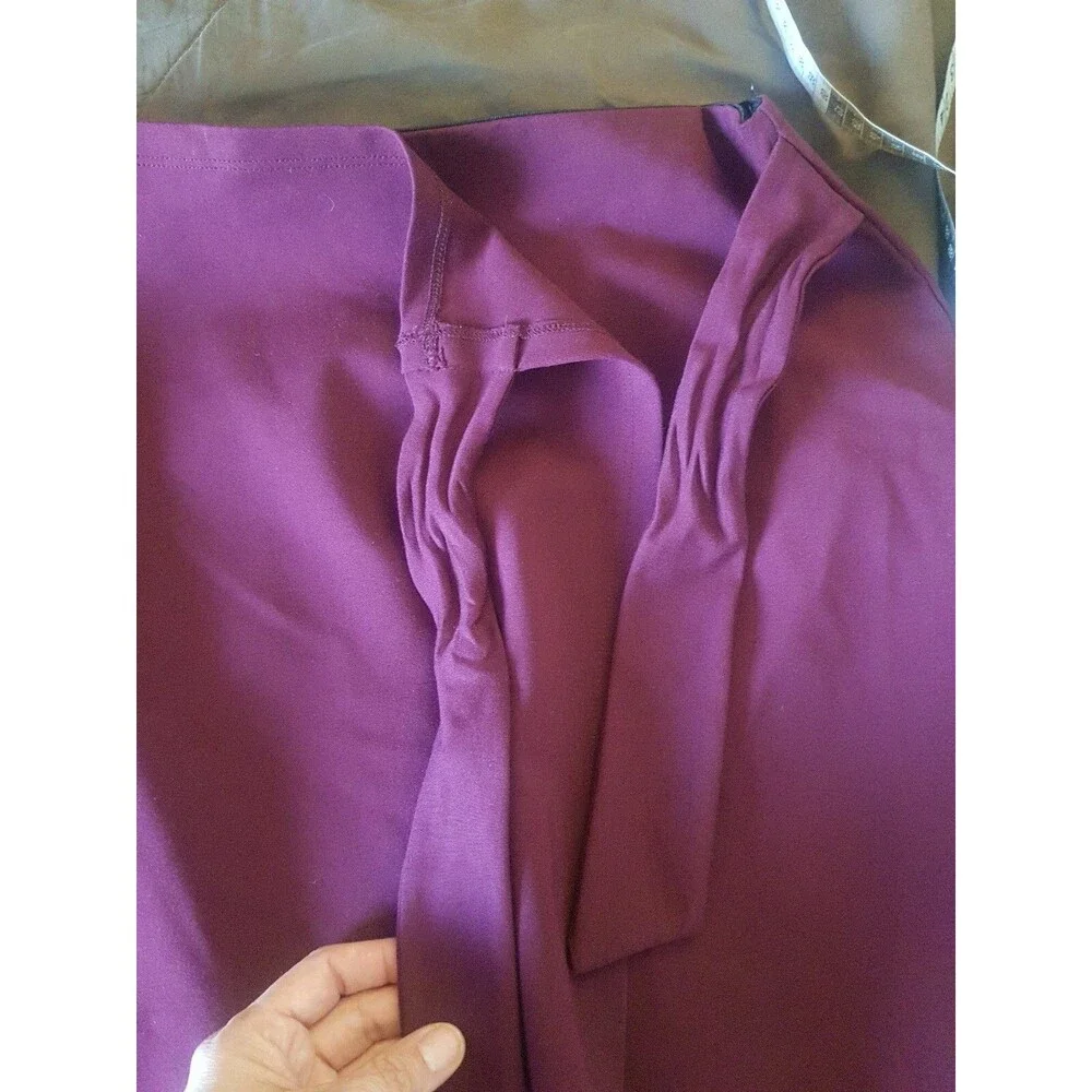 Loft Outlet Womens Short mini Skirt Faux Wrap Stretch Work Wear Career Sz Small